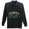 Long Sleeve Silk Touch Polo with Pocket Thumbnail