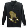 Long Sleeve Silk Touch Polo with Pocket Thumbnail