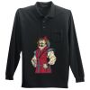 Long Sleeve Silk Touch Polo with Pocket Thumbnail