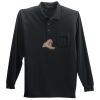 Long Sleeve Silk Touch Polo with Pocket Thumbnail