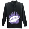 Long Sleeve Silk Touch Polo with Pocket Thumbnail