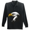 Long Sleeve Silk Touch Polo with Pocket Thumbnail
