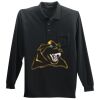 Long Sleeve Silk Touch Polo with Pocket Thumbnail
