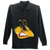 Long Sleeve Silk Touch Polo with Pocket Thumbnail