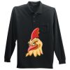 Long Sleeve Silk Touch Polo with Pocket Thumbnail