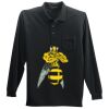Long Sleeve Silk Touch Polo with Pocket Thumbnail
