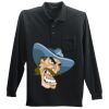 Long Sleeve Silk Touch Polo with Pocket Thumbnail