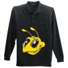 Long Sleeve Silk Touch Polo with Pocket Thumbnail