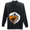 Long Sleeve Silk Touch Polo with Pocket Thumbnail