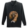 Long Sleeve Silk Touch Polo with Pocket Thumbnail