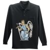 Long Sleeve Silk Touch Polo with Pocket Thumbnail