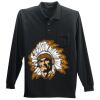 Long Sleeve Silk Touch Polo with Pocket Thumbnail