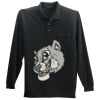 Long Sleeve Silk Touch Polo with Pocket Thumbnail