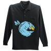 Long Sleeve Silk Touch Polo with Pocket Thumbnail