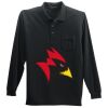 Long Sleeve Silk Touch Polo with Pocket Thumbnail