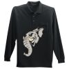 Long Sleeve Silk Touch Polo with Pocket Thumbnail