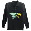 Long Sleeve Silk Touch Polo with Pocket Thumbnail