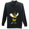Long Sleeve Silk Touch Polo with Pocket Thumbnail