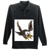 Long Sleeve Silk Touch Polo with Pocket Thumbnail