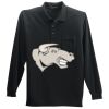 Long Sleeve Silk Touch Polo with Pocket Thumbnail