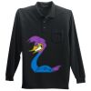 Long Sleeve Silk Touch Polo with Pocket Thumbnail