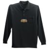 Long Sleeve Silk Touch Polo with Pocket Thumbnail