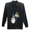 Long Sleeve Silk Touch Polo with Pocket Thumbnail