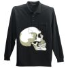 Long Sleeve Silk Touch Polo with Pocket Thumbnail