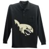 Long Sleeve Silk Touch Polo with Pocket Thumbnail