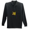 Long Sleeve Silk Touch Polo with Pocket Thumbnail