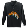 Long Sleeve Silk Touch Polo with Pocket Thumbnail