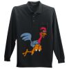 Long Sleeve Silk Touch Polo with Pocket Thumbnail