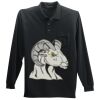 Long Sleeve Silk Touch Polo with Pocket Thumbnail