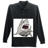 Long Sleeve Silk Touch Polo with Pocket Thumbnail