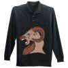 Long Sleeve Silk Touch Polo with Pocket Thumbnail