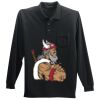Long Sleeve Silk Touch Polo with Pocket Thumbnail