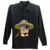 Long Sleeve Silk Touch Polo with Pocket Thumbnail