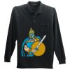 Long Sleeve Silk Touch Polo with Pocket Thumbnail