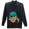 Long Sleeve Silk Touch Polo with Pocket Thumbnail