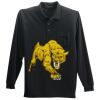 Long Sleeve Silk Touch Polo with Pocket Thumbnail