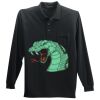 Long Sleeve Silk Touch Polo with Pocket Thumbnail