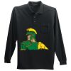 Long Sleeve Silk Touch Polo with Pocket Thumbnail