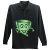 Long Sleeve Silk Touch Polo with Pocket Thumbnail