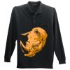 Long Sleeve Silk Touch Polo with Pocket Thumbnail