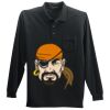 Long Sleeve Silk Touch Polo with Pocket Thumbnail
