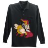 Long Sleeve Silk Touch Polo with Pocket Thumbnail