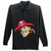 Long Sleeve Silk Touch Polo with Pocket Thumbnail