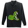 Long Sleeve Silk Touch Polo with Pocket Thumbnail