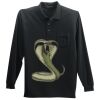 Long Sleeve Silk Touch Polo with Pocket Thumbnail