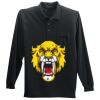 Long Sleeve Silk Touch Polo with Pocket Thumbnail